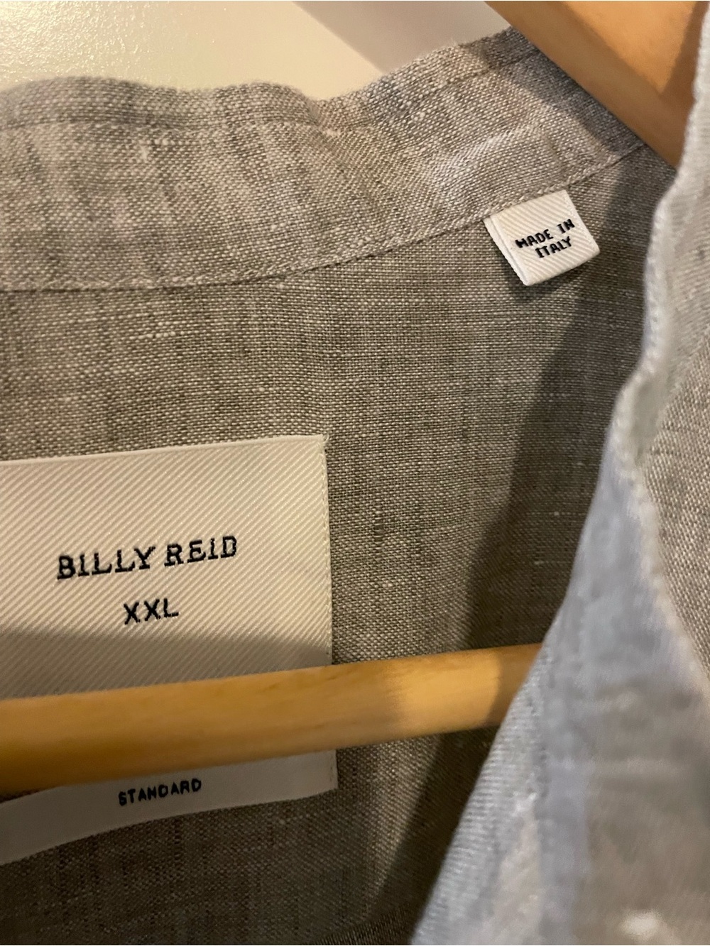 Menswear Italian linen shirt - Picture 2 of 3